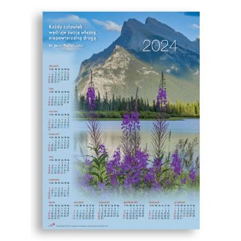 Kalendarz 2024 - plk. średni Góry
