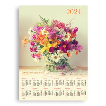 Kalendarz 2024 - plk. średni Bukiet