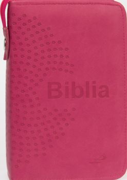 Oprawa na Biblię z kolorową wkładką - kolor różowy