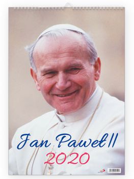 Święty Jan Paweł II. Kalendarz ścienny